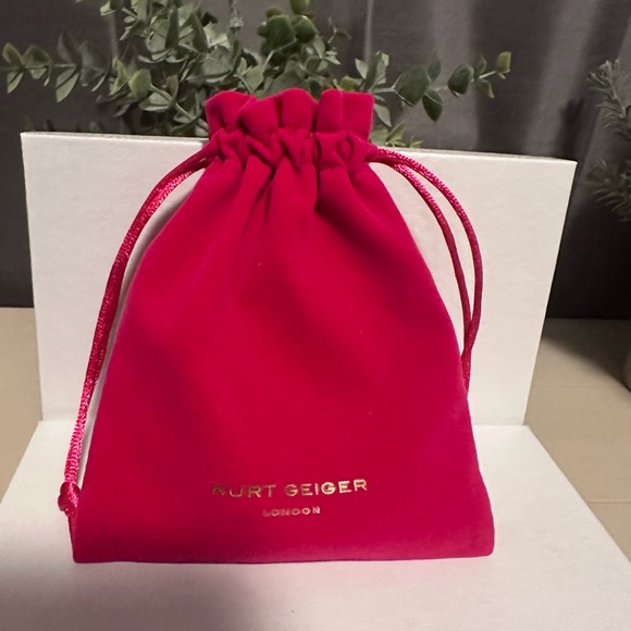 NWT - Kurt Geiger Black Bird Gem Earrings with Dust Bag - Picture 5 of 5